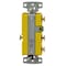 Hubbell Wiring Device-Kellems Switches and Lighting Controls, Combination Devices, Residential Grade, Decorator Series, 3) Three Way Rockers, 15A 120V AC, Side Wired, Light Almond RCD111LA - alternate 5